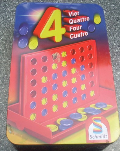 I "4 Vier Quattro Four Cuatro oder 4 gewinnt - 4 in einer Reihe" Schmidt Spiele