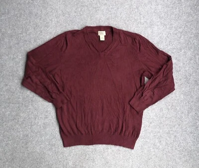 L.L. BEAN Damen Pullover Langarm Gr. M KASCHMIR Sweater Stretch 14109 Rot - Bild 1 von 4
