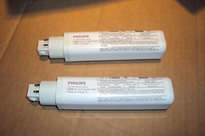 PHILIPS 458398 LED Bulb, PL Horizontal, 4-Pin (G24q/GX24), 4000K, 950 lm,(PK/7)