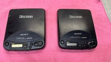 2 X SONY CD COMPACT PLAYER 1X D-125  1X D-121 For Parts Or Repairs See Pics Pls