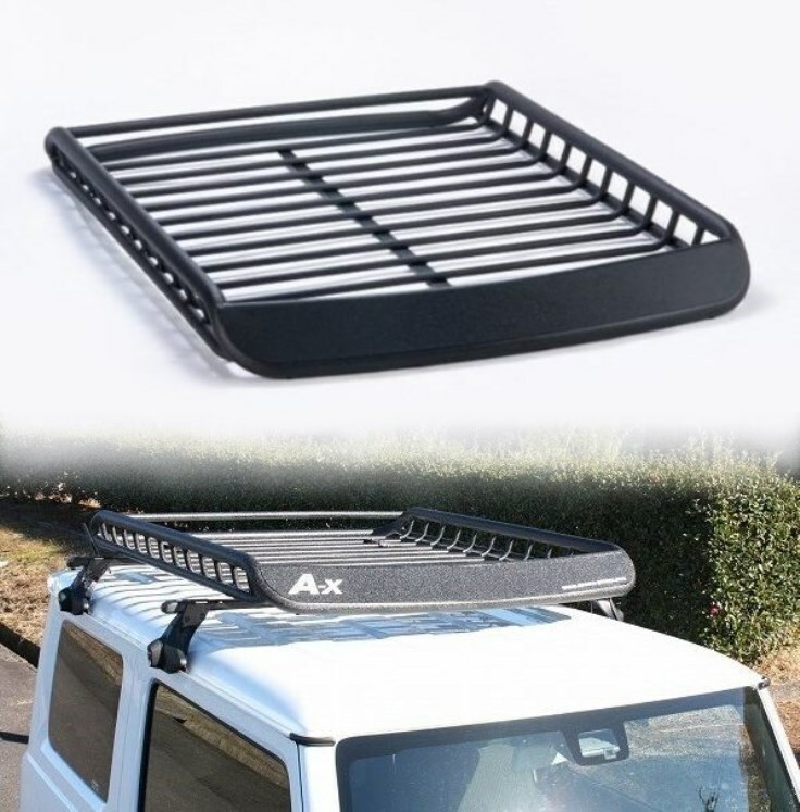 SHOWA GARAGE Universal 140x115cm Aluminum Roof Rack Carrier Basket