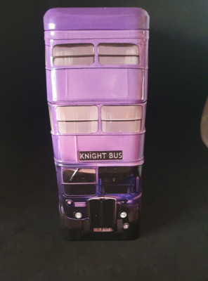 Rare Harry Potter Double Decker Bus Money Box EMPTY Collectable Tin ...