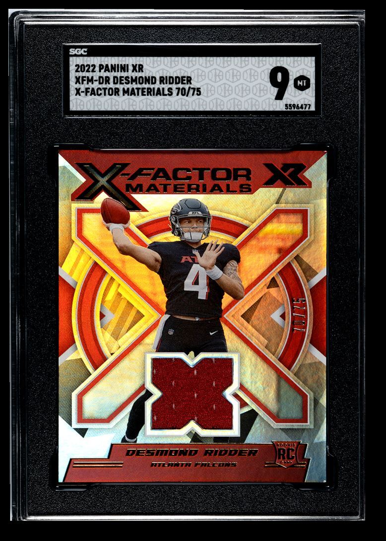Desmond Ridder Panini XR X-Factor Materials #XFMDR Blue