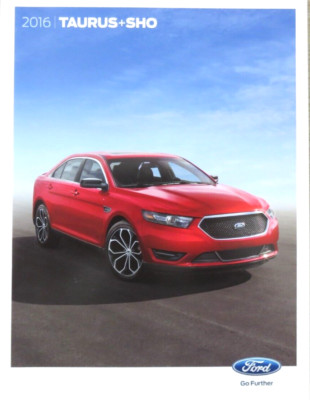 2016 Ford Taurus + SHO USA Prospekt Brochure, 28 Seiten
