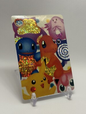 japanese pokemon sticker cards DagashiyaBox Treats Snacks Assortment Anime Collective Wafer Box with 9 Wafers 1 like Daemon Slayer Dragonball Sweet Dagashi for Kids & Adults Fun Birthday Gift [Pack of 90 mm x 90 mm coaster size with 5 sticker designsThis product contains a complete set of the 20 available Pokedex memo card designs.Each Pokedex memo card comes with Multi Pokemon Bandai #326 Card