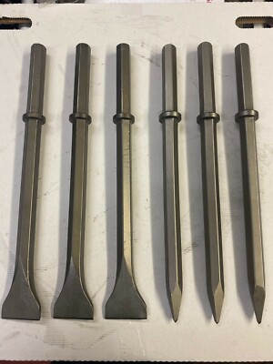 Weichenmeißel breit passend Chicago Pneumatic CP1290 S Brechhammer 28 mm Sechskant