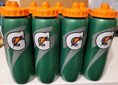 Gatorade 32 Oz Contour Squeeze Sport Water Bottle Workout Fitness LOT of 9 - NEW
