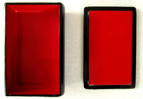 Russian Fedoskino Lacquer Box, Water Bearer водонос, Artist Signed, Gold Foil - Picture 4 of 5