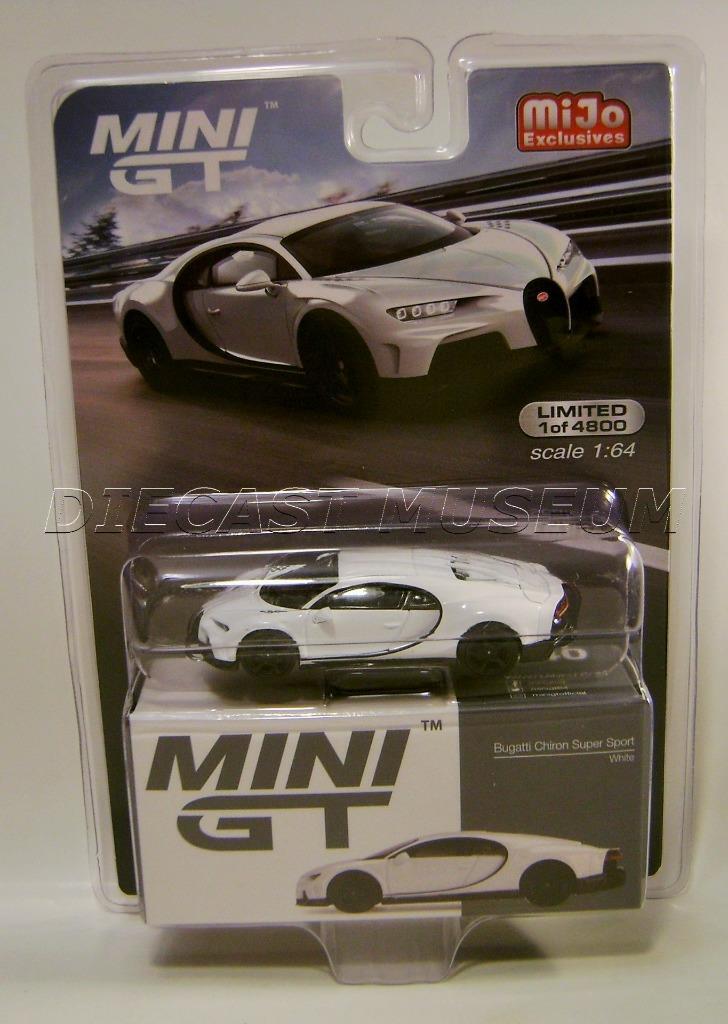 BUGATTI CHIRON SUPER SPORT WHITE #440 MIJO TSM MODEL MINI GT