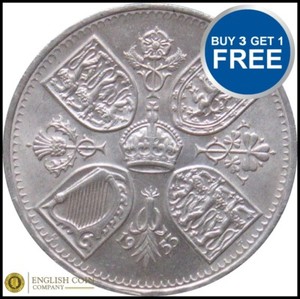 1953 Crown Queen Elizabeth Coronation Five Shilling Ebay