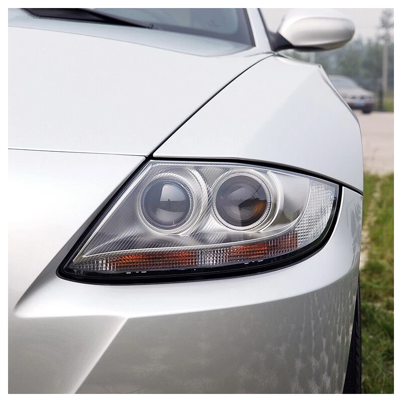 Par de faros izquierdo y derecho cubierta luz lámpara lente transparente para BMW Z4 E85 2003-2008 Foto 3 de 4