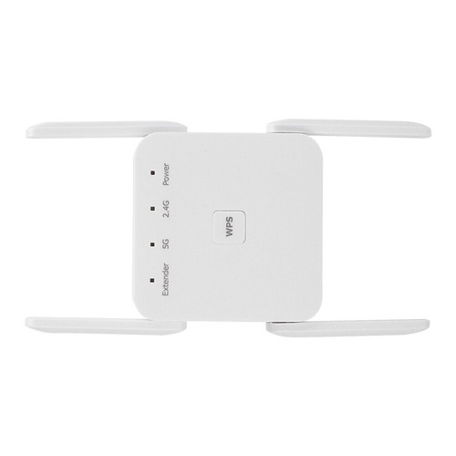 WiFi Range Extender Network Port Wall Plug Wireless Relay 1200M Dual Freque Kit - Zdjęcie 2 z 18