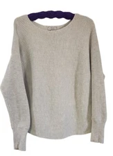 JCP Sz L Wool Blend Sweater Women's Raglan Sleeves