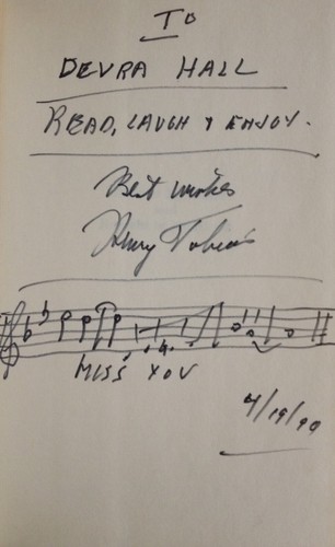 HENRY TOBIAS BROTHERS SIGNED MUSIC IN MY HEART NANCY WILSON FIRST EDITION RARE - Picture 2 of 3