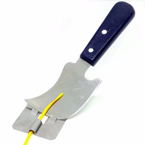 Espátula soldada cuarto de luna con guía de costura kit de soldadura de vinilo piso raspado cuero corte - Imagen 5 de 7