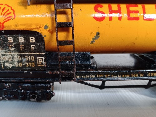 vagone originale Biaggi SBB CFF scala 0 Shell 1:45 Conti Fage - Imagen 13 de 19
