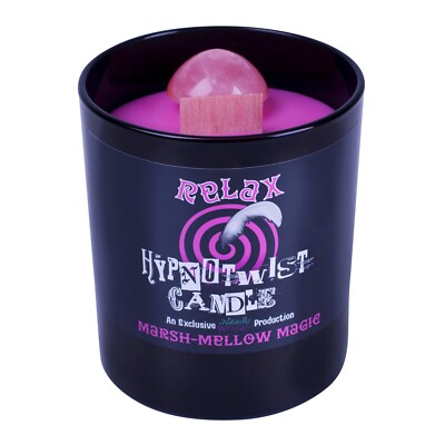 Hypnotwist  Relax Candle | Hypnotic Candle Inc. Kristallkreisel & Geschenkbox