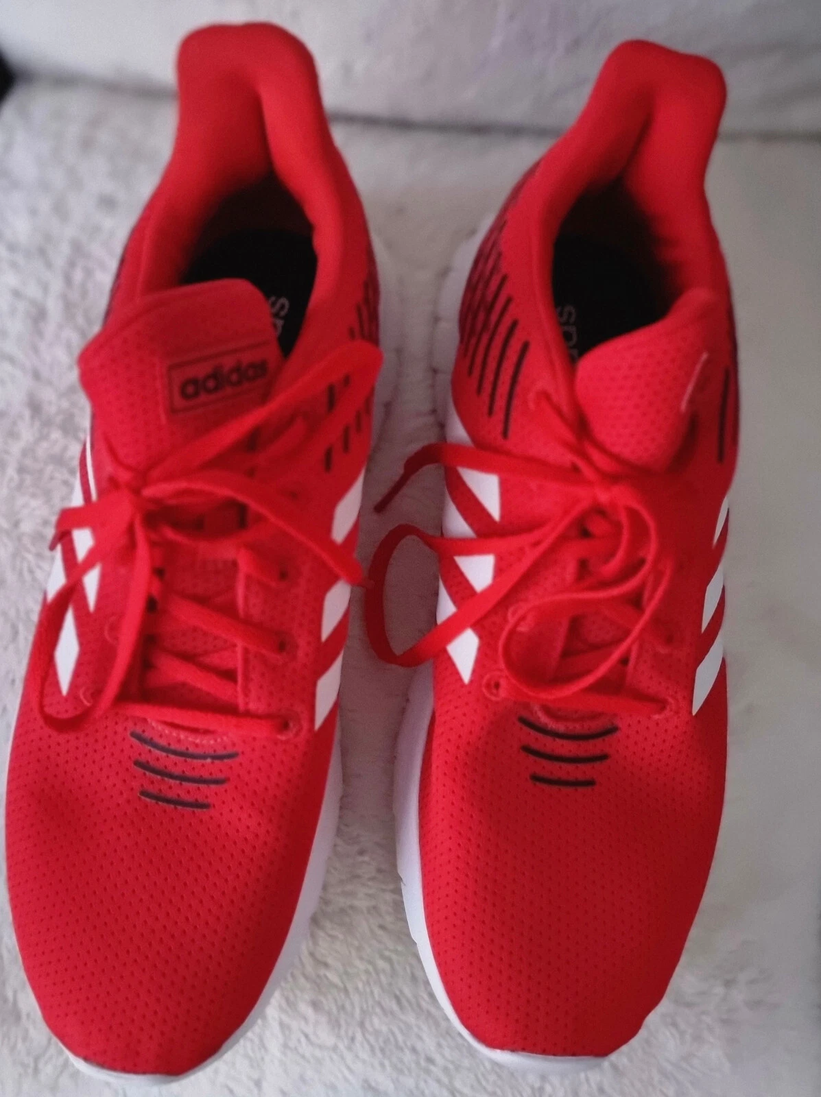 Scarpe da ginnastica uomo rosse adidas scarpe da ginnastica leggere 9 UK