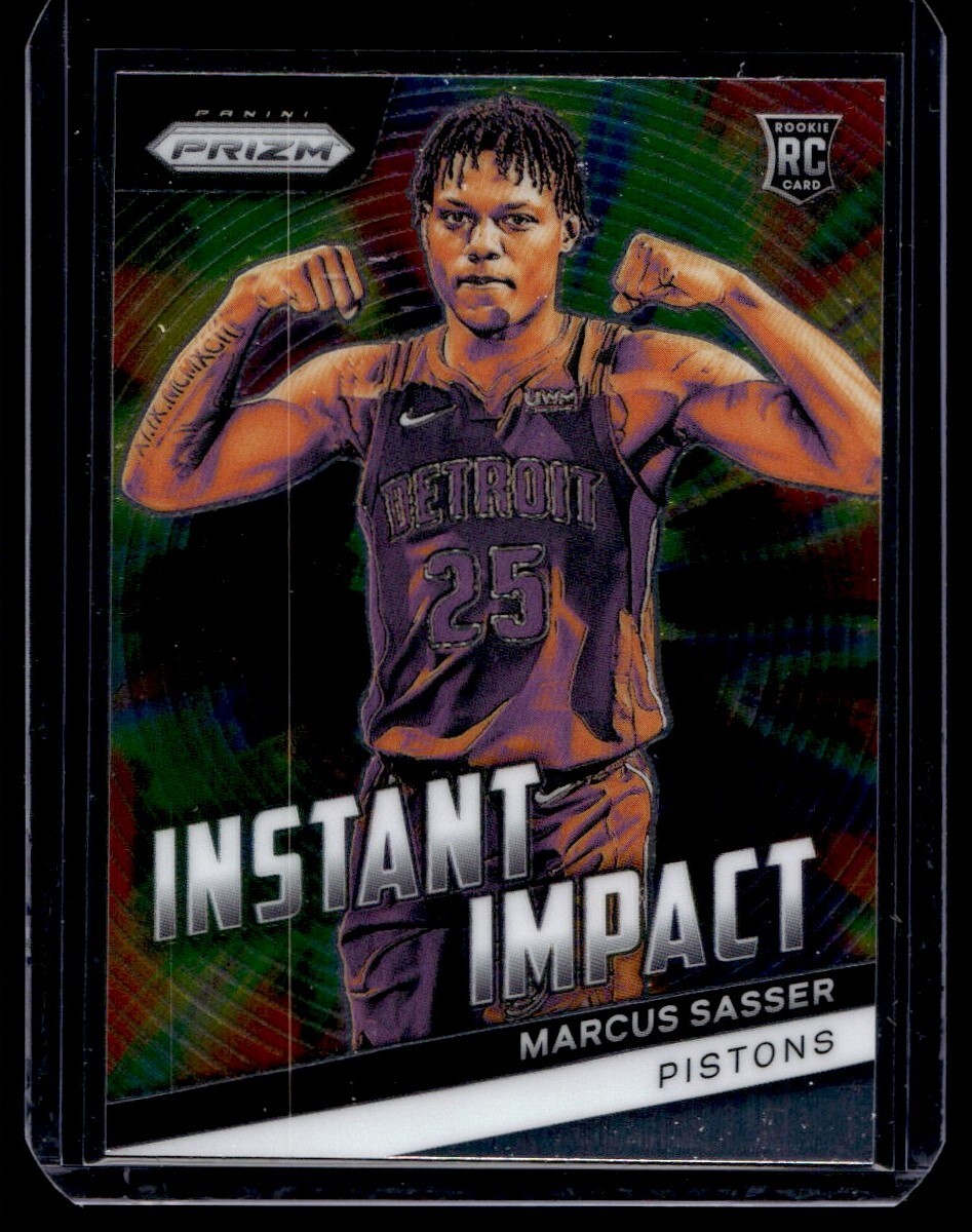 2023-24 Panini Prizm Instant Impact Marcus Sasser Rookie A22 Detroit Pistons #22