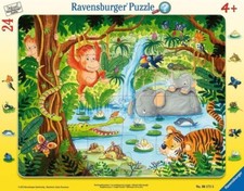 NEW  SEALED Ravensburger 06171 Jungle Animals 24 Pc Jigsaw Puzzle USA SELLER