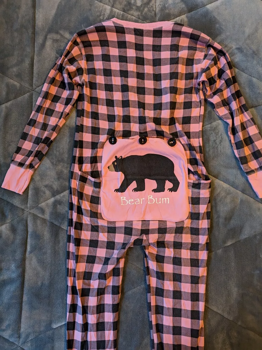 Bear suit pajamas hot sale