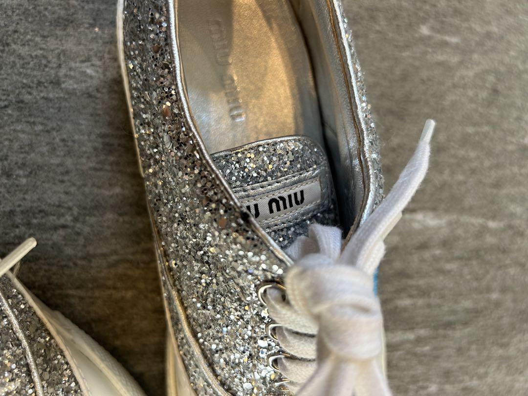 Miu Miu MIUMIU Sneakers Glitter Glitter | eBay