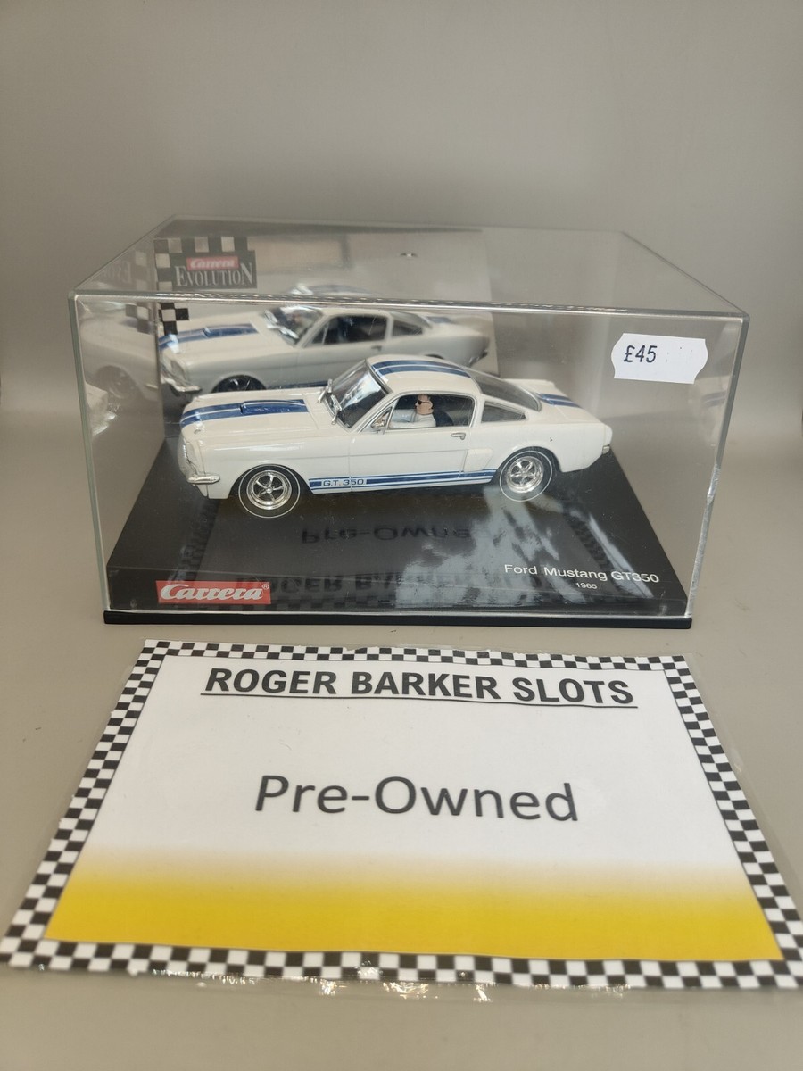 Carrera Evolution 25428 Ford Mustang GT 350 White 1:32 Scale Slot