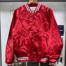 Vintage 80s McDonald’s Ronald McDonald House Hartwell Jacket Red USA Made Sz L