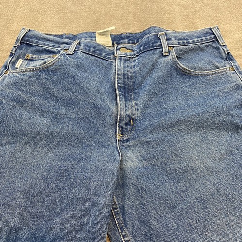 Jeans Carhartt vintage para hombre 40x30 B17 DST azul desgastado denim - Imagen 5 de 14