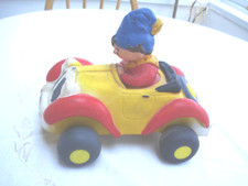 1960'S RETRO NODDY IN HIS CAR-CALLED A BENDY TOY- A COLLECTOR -BUY NOW