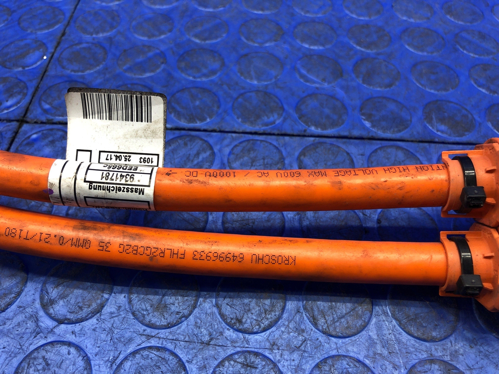 2014 2015 2016 2017 2018 2019 BMW I8 OEM HIGH VOLTAGE CABLE WIRE HARNESS 9392843