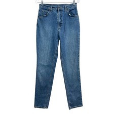 Vintage Levi's Jeans Women Orange Tab Jeans Straight Leg High Rise Blue Sz 28