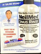 NeilMed Sinus Rinse Squeeze Bottle