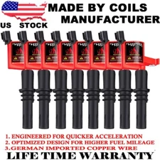 Super Performance Ignition Coil 8 Pack For Ford F150 Lincoln V8 5.4L 4.6L DG511
