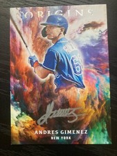 2021 Panini Chronicles - Origins Signatures Silver Ink #OS-AG Andres Gimenez...