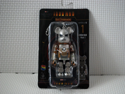 MEDICOM TOY - MARVEL 『IRON MAN』/ Happyくじ「BE@RBRICK」 Medicom Toy Be@Rbrick Marvel Iron Man The Infinity Saga
