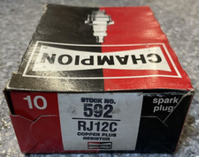 Box of (10) Champion RJ12C Copper Plus Spark ...