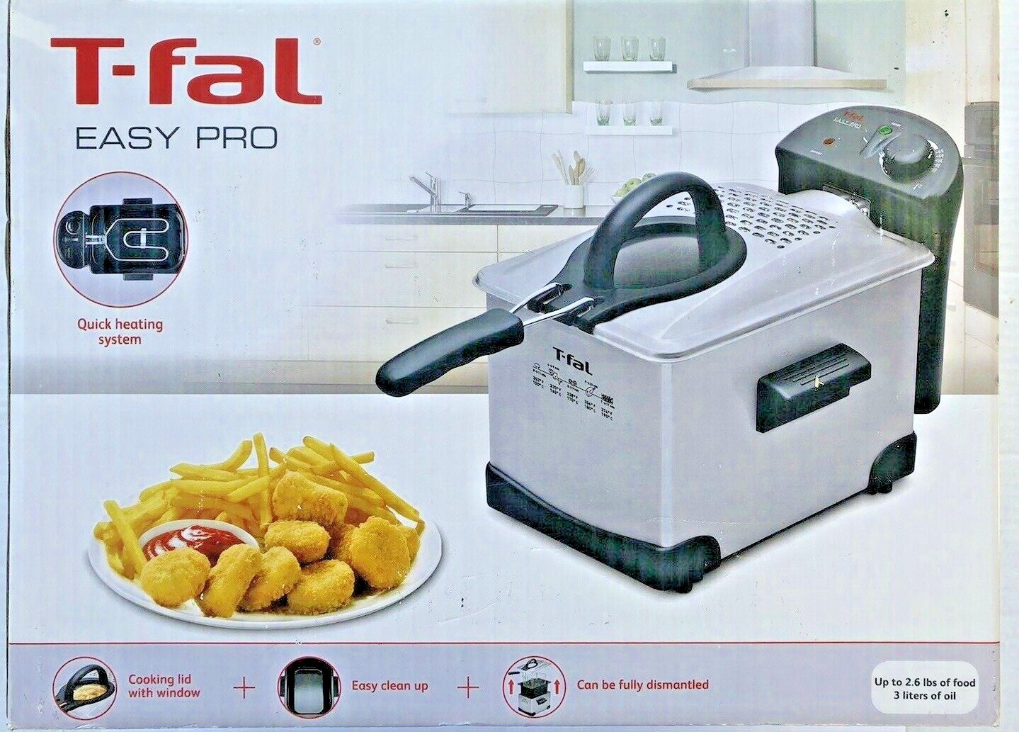 Tfal Easy Pro Deep Frying Machine eBay