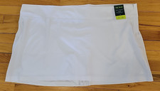 NEW Tek Gear Women's Plus 4X Golf Skort Zip Pockets Stretch Wicking White
