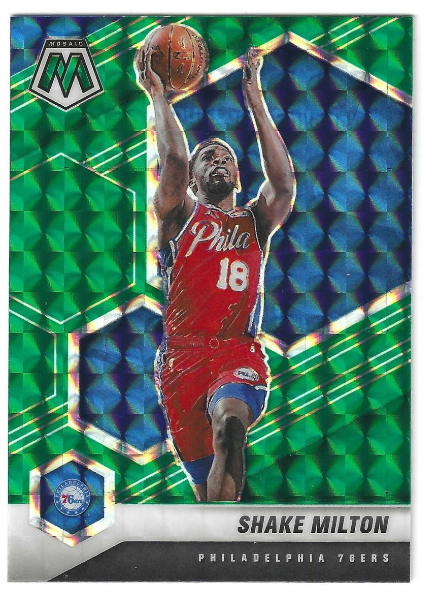 2020-21 Mosaic Green Reactive #56 Shake Milton Philadelphia 76ers