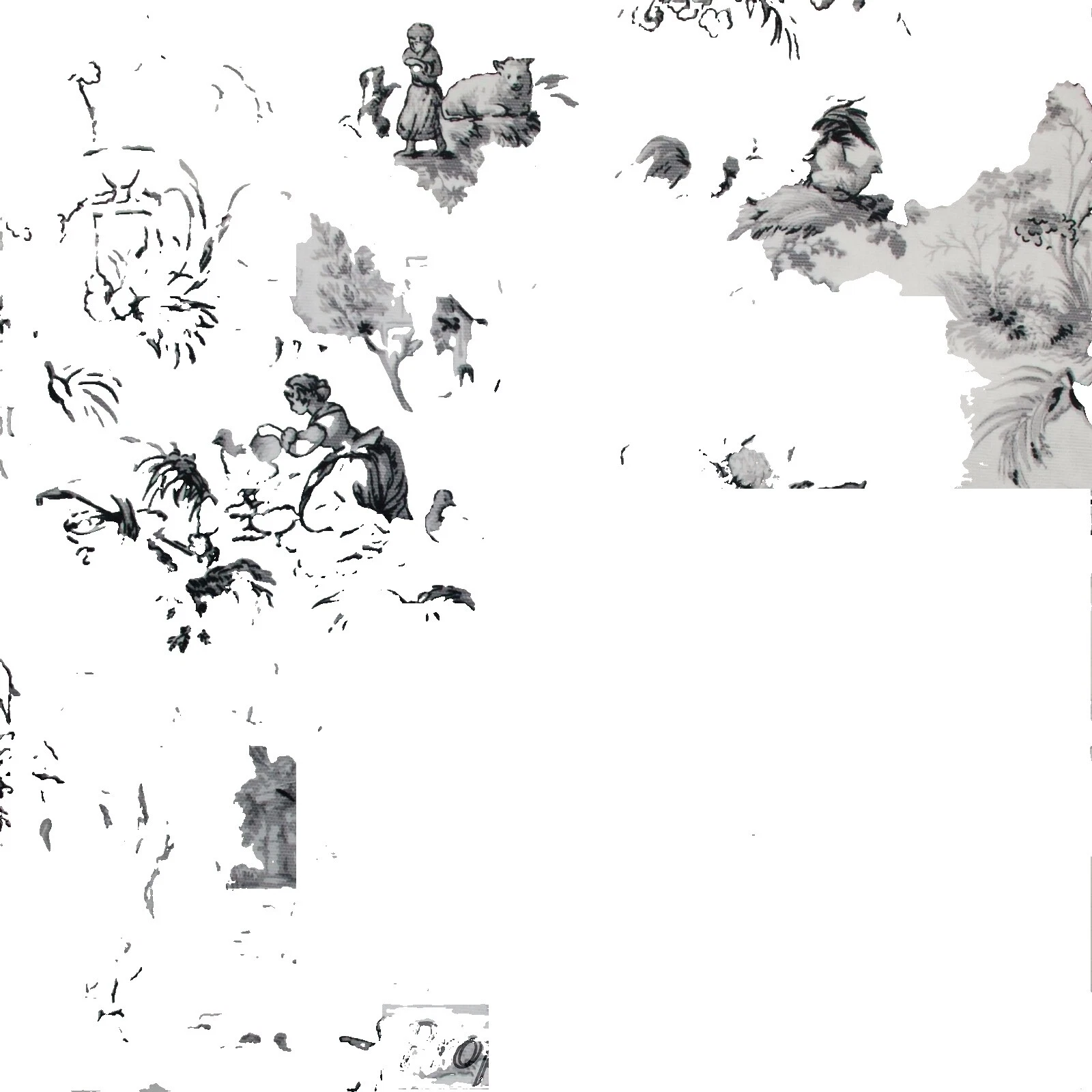 Géneros artesanales de Damasco Waverly Mezcla de lino