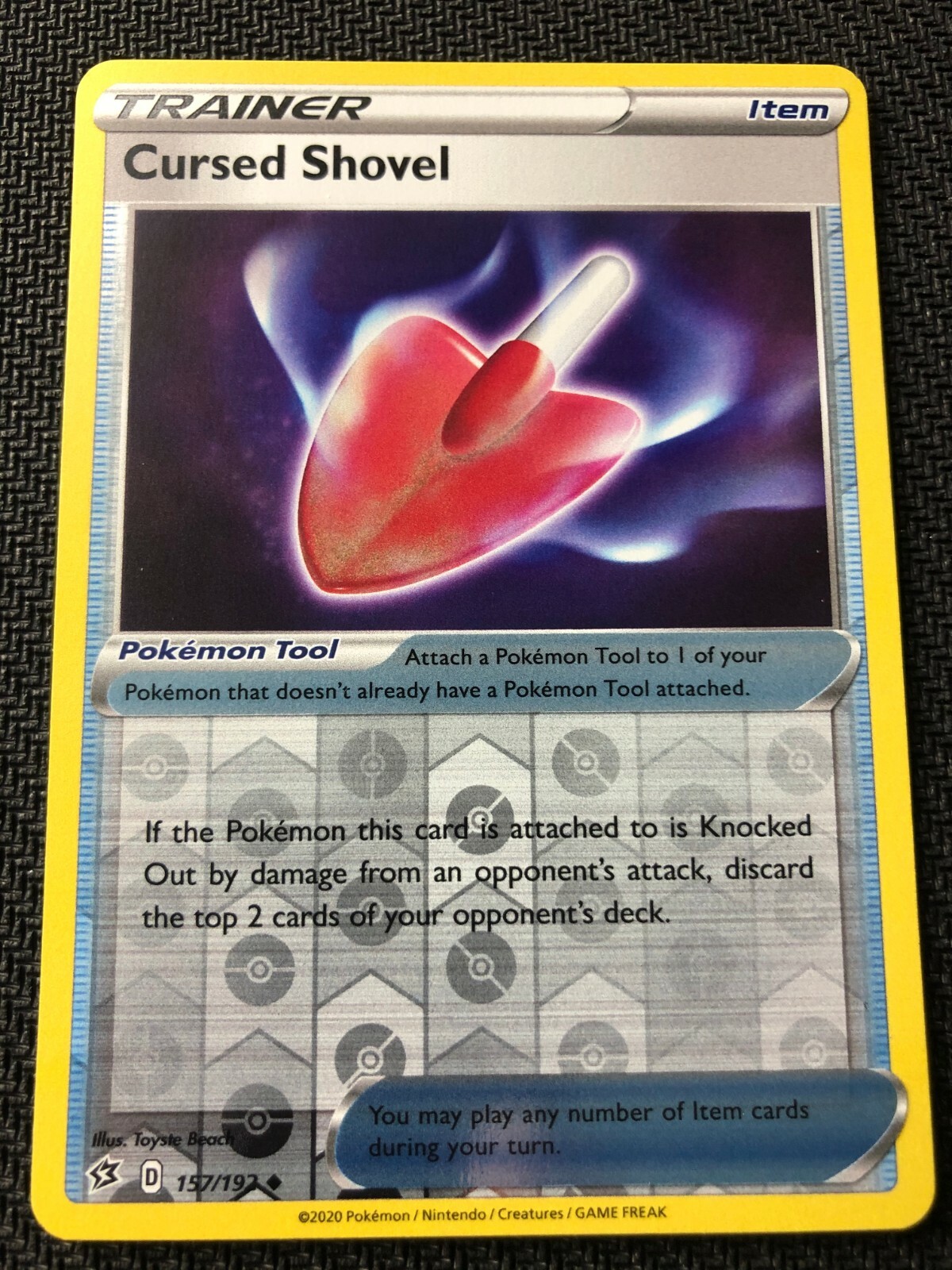 Pokemon : SWSH REBEL CLASH CURSED SHOVEL 157/192 UNCOMMON REVERSE | eBay