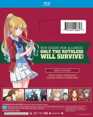 Classroom of the Elite Season 2 BLURAY | eBay