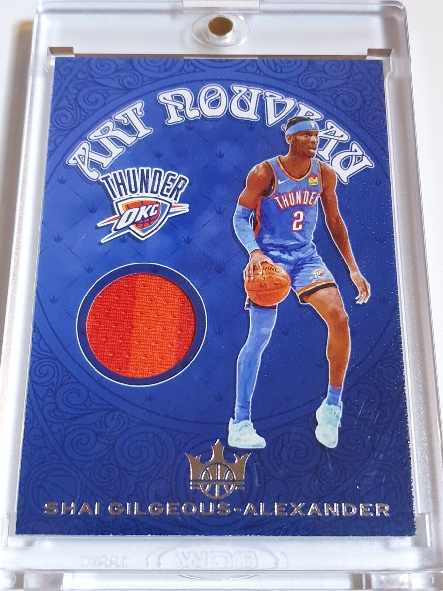 2020 Court Kings Shai Gilgeous-Alexander #PATCH Game Worn 2