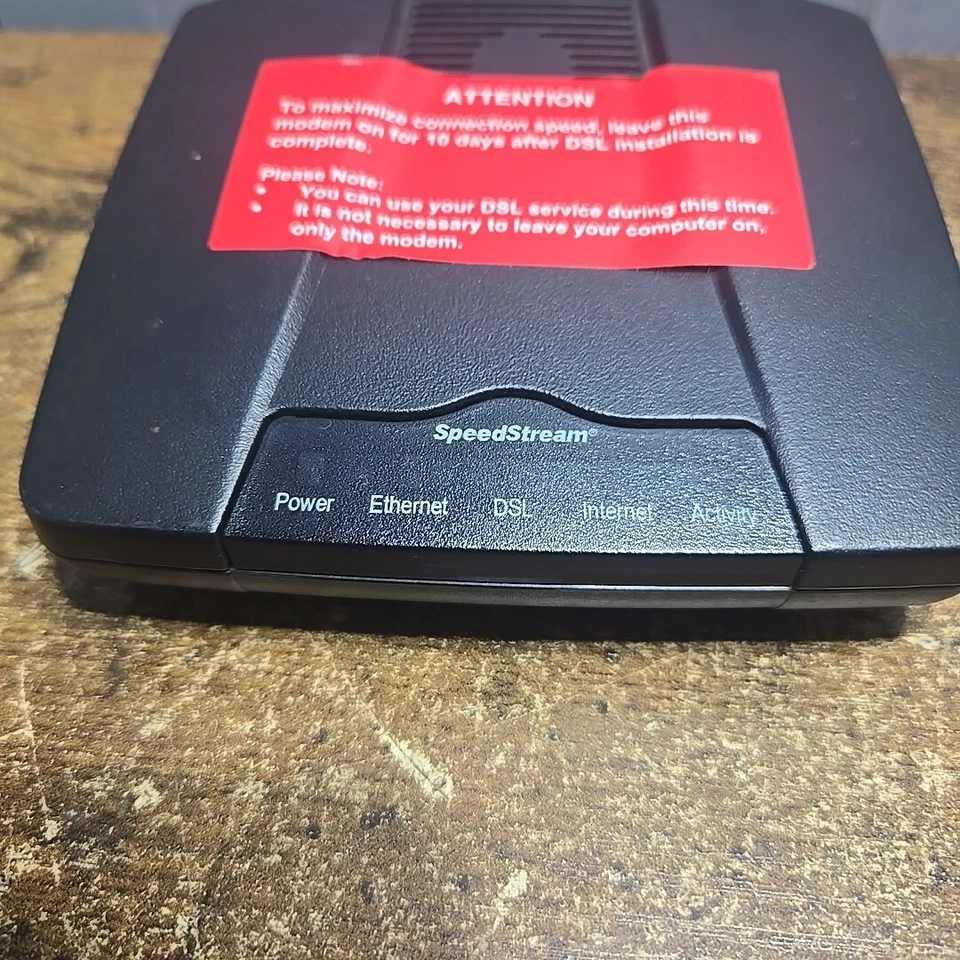 Siemens Speedstream 4100 Ethernet ADSL Modem Only -- no power supply-- - Image 2 of 4