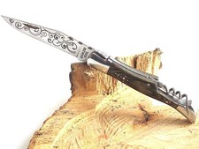 Laguiole Lourquen Taschenmesser Klappmesser & Korkenzieher Pakka NEU!