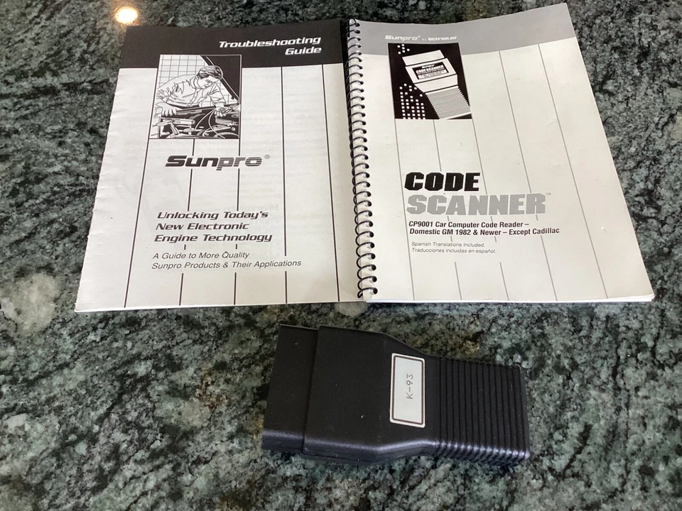 Escáner de código Sunpro GM GM Cars 1982 y superior CP9001 con manual Foto 4 de 4