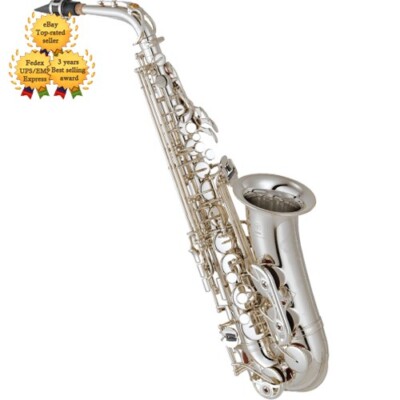 Yamaha Yas-62S 04 Alto Saxophone Silver Plated + Hard Case -No