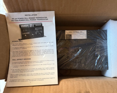 Load Controls PH-1000R Power Transducer Controller 460V 200A Single Phase NEW