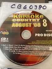 Chartbuster Karaoke CD G - CB60380  August 2008